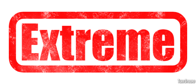 Extreme Efeito de texto