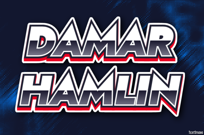 Damar Hamlin Texteffekt