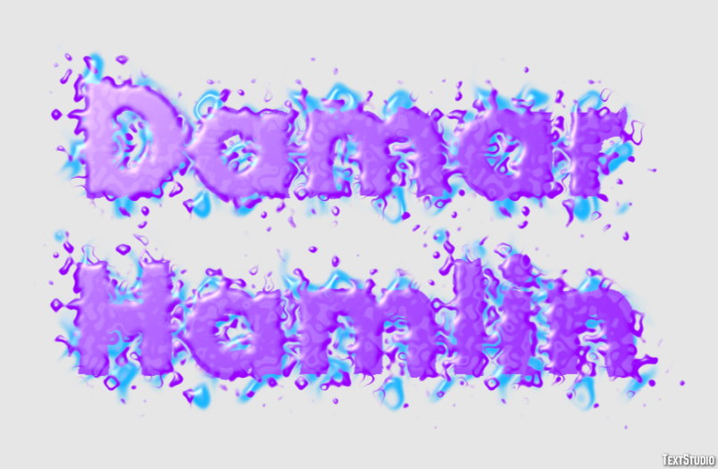 Damar Hamlin Efecto de Texto