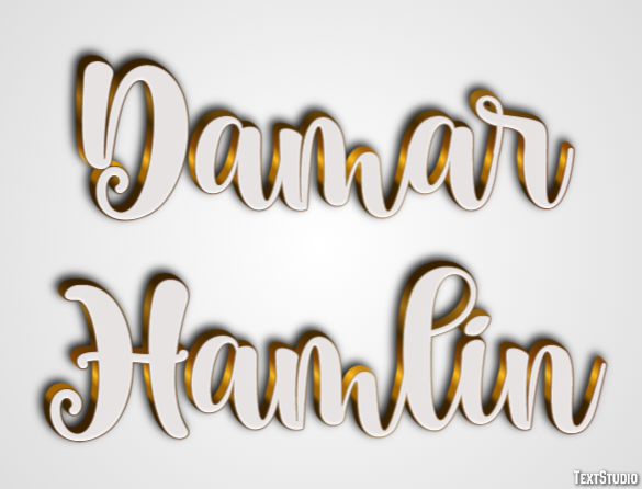 Damar Hamlin Efecto de Texto