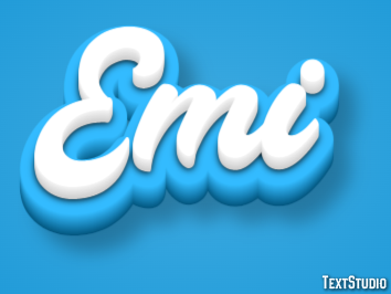 Emi Текстовый эффект