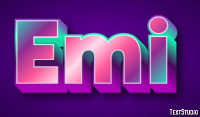 Emi Текстовый эффект