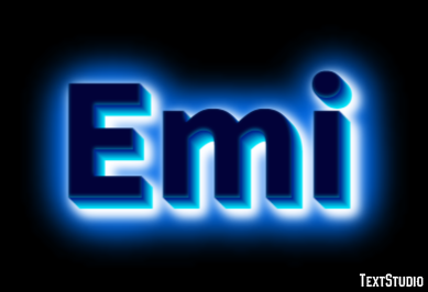 Emi Текстовый эффект