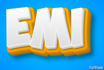 Emi Текстовый эффект
