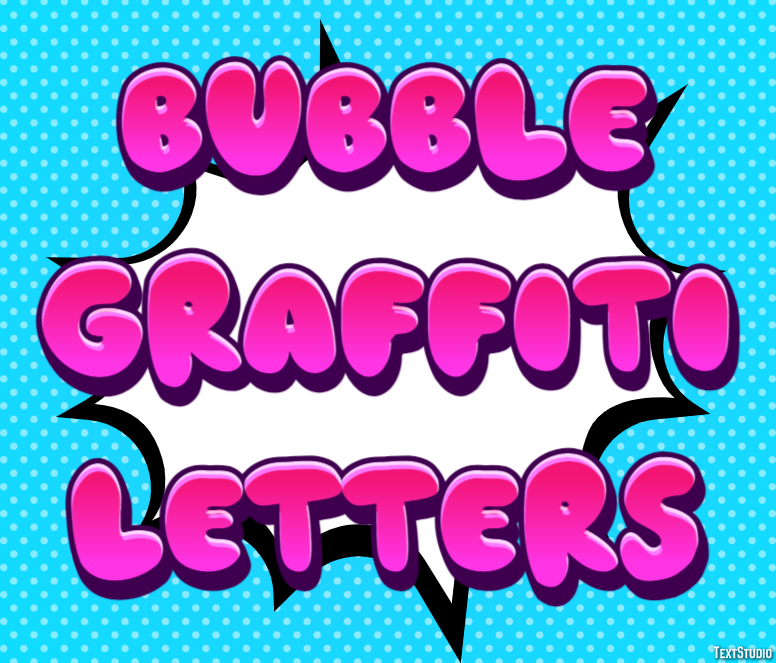 Bubble Graffiti Letters Text Effect