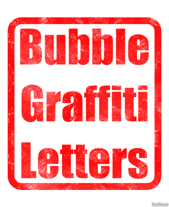 Bubble Graffiti Letters Text Effect