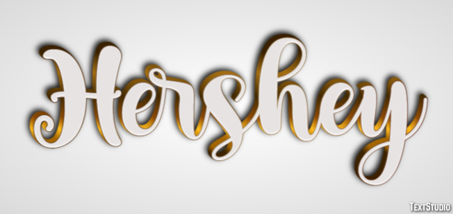 Hershey テキスト効果