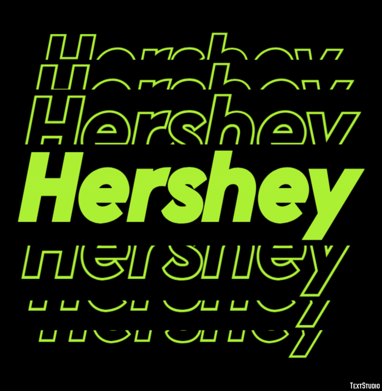 Hershey Efecto de Texto