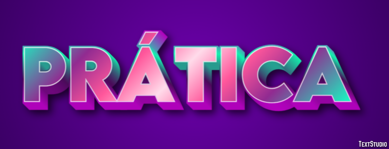 Prática Efeito de texto