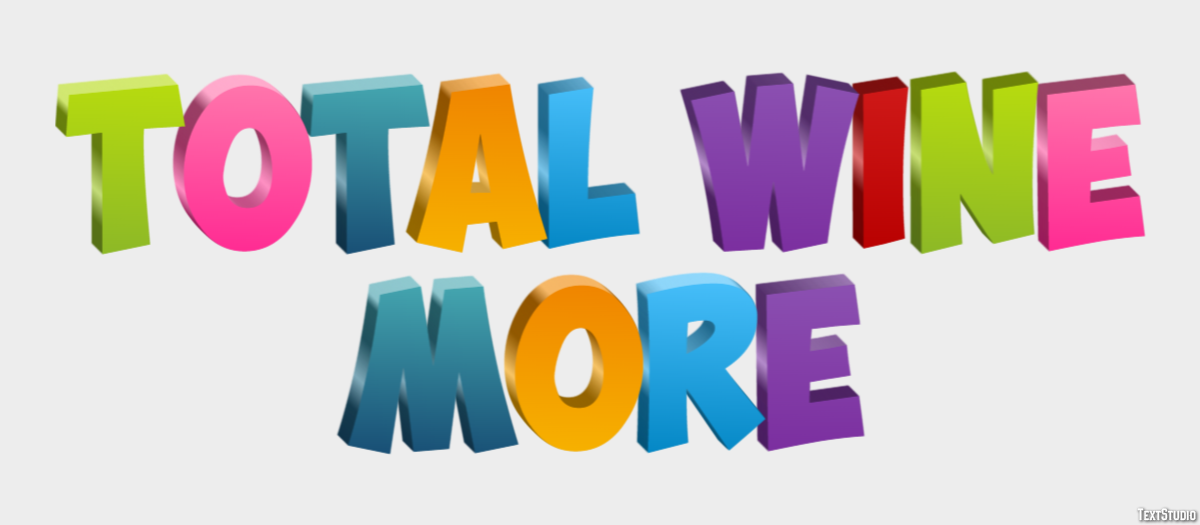 Total Wine More Efecto de texto