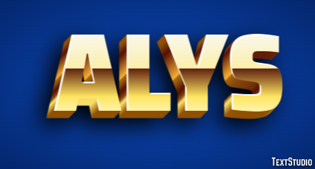Alys Texteffekt