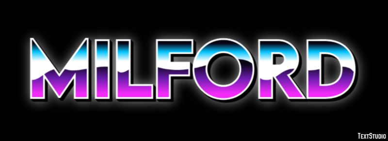Milford Эффект текста