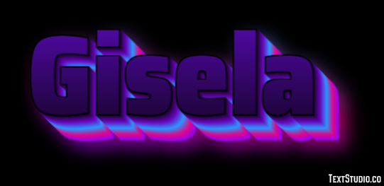 Gisela Efecto de texto