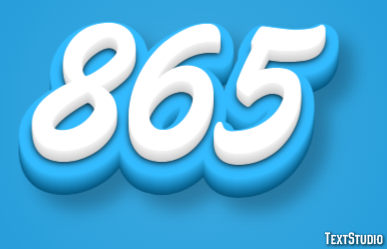 865 Efeito de texto