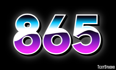 865 Metin Efekti