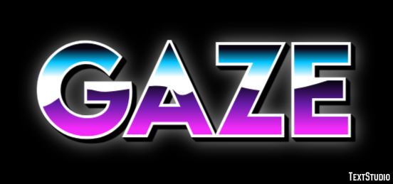 Gaze Texteffekt