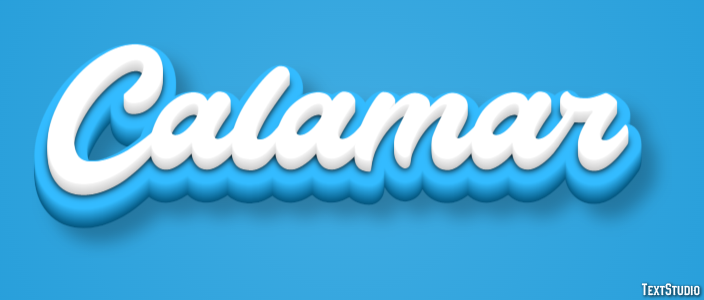 Calamar Efecto de texto
