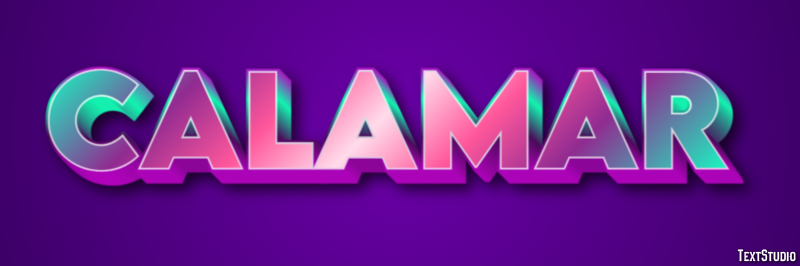 Calamar テキスト効果