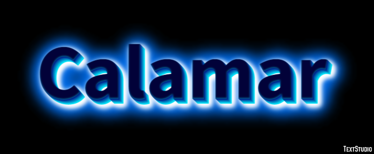 Calamar Efecto de texto
