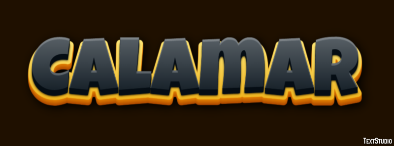 Calamar Texteffekt