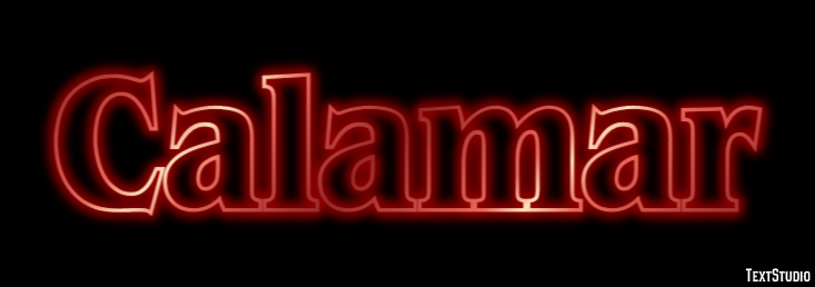Calamar Efecto de texto