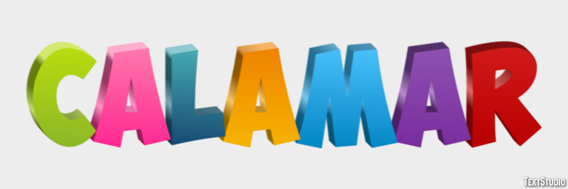 Calamar テキスト効果
