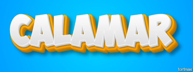 Calamar Texteffekt
