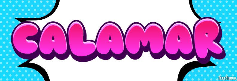 Calamar Efecto de texto