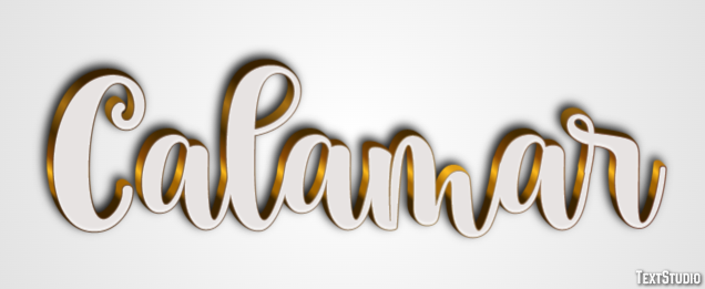 Calamar Efecto de texto