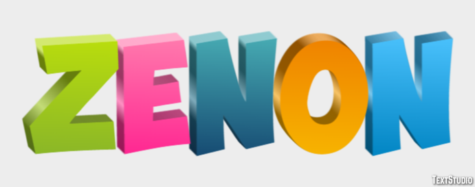 Zenon Effet de Texte