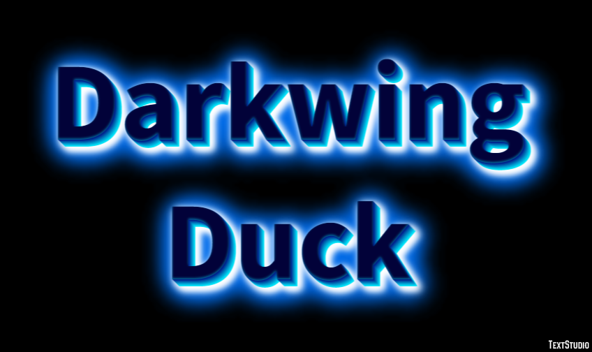 Darkwing Duck Text effect