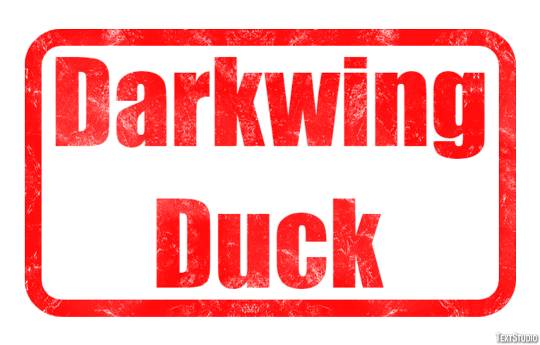 Darkwing Duck Text effect