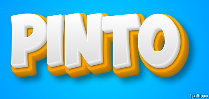 Pinto Text Effect