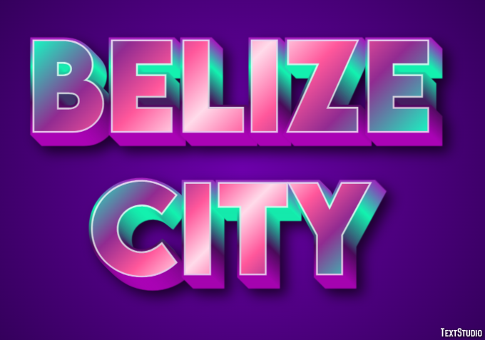 Belize City Effetto testo