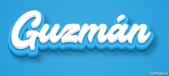 Guzmán Tekst Effect