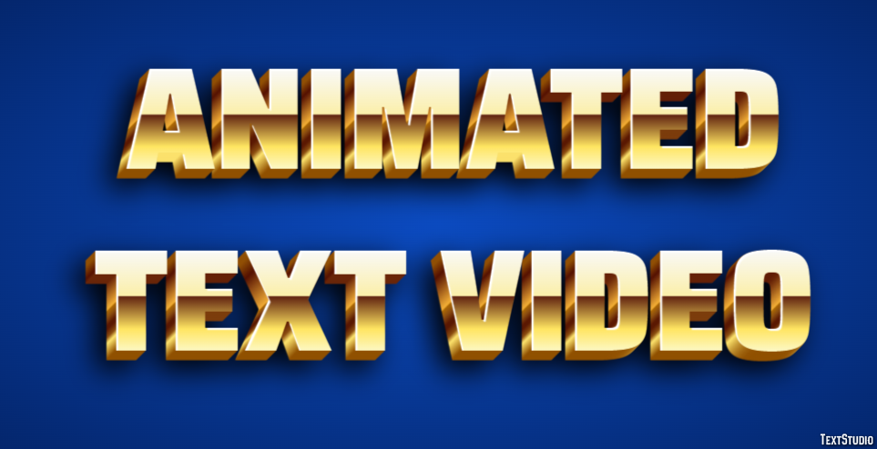 Animated Text Video Text Effect