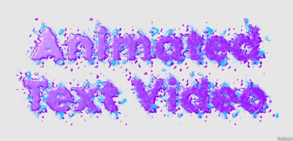 Animated Text Video Text Effect