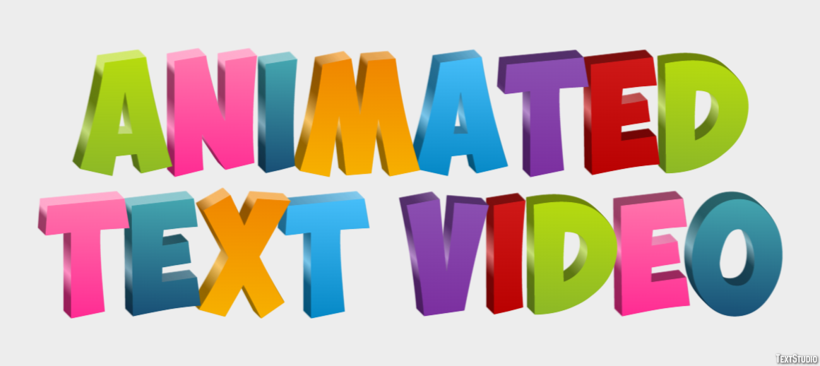 Animated Text Video Text Effect
