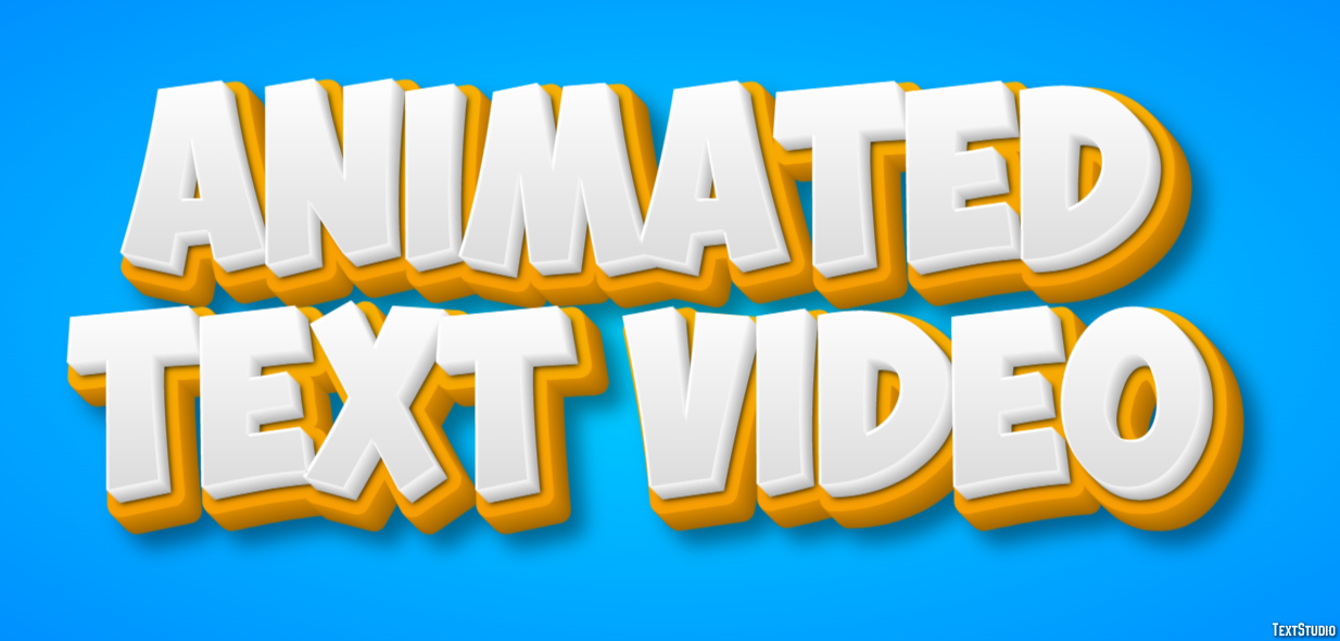 Animated Text Video Text Effect