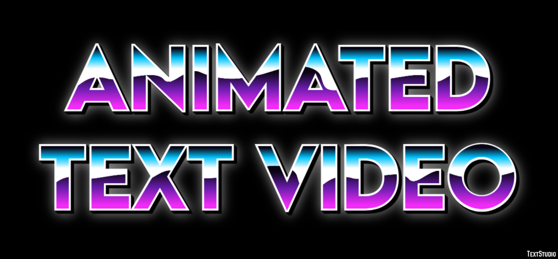 Animated Text Video Text Effect