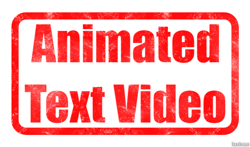 Animated Text Video Text Effect