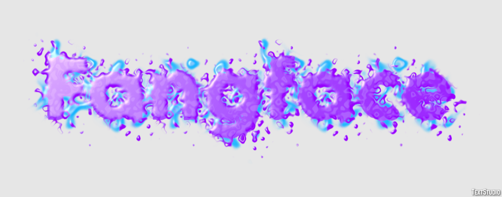 Fangface Text effect
