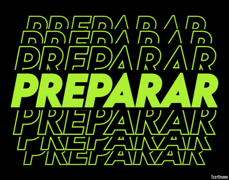 Preparar Эффект текста