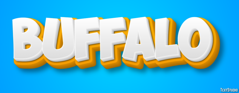 Buffalo Efekt tekstowy