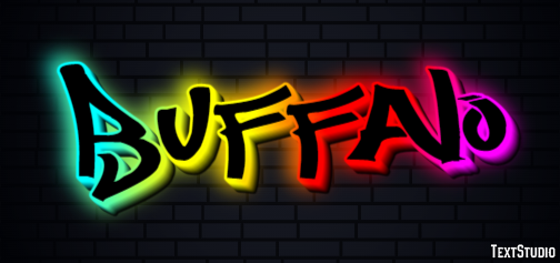 Buffalo Efekt tekstowy