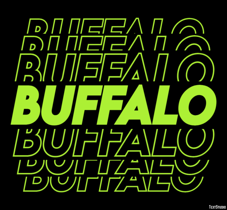 Buffalo Efekt tekstowy