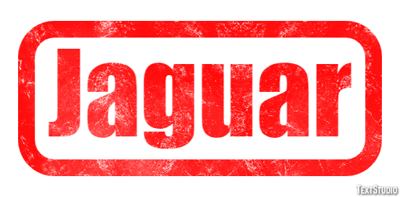 Jaguar Tekst effect