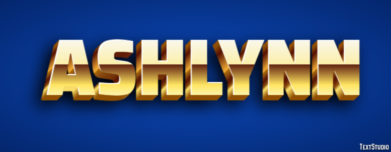 Ashlynn Text effect