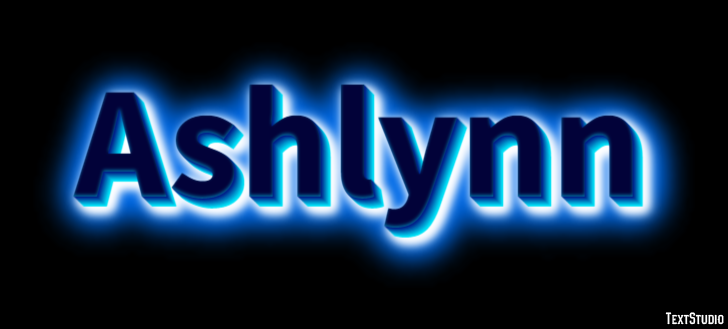 Ashlynn Text effect