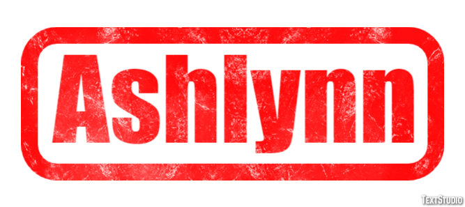 Ashlynn Text effect